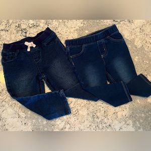 Bundle of dark wash jeans